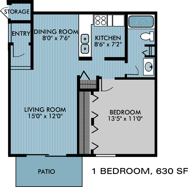 One Bedroom Apartment